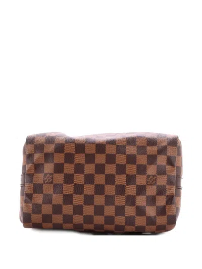 Pre-owned Louis Vuitton Speedy Bandouliere Bag Damier 25 Satchel In Brown