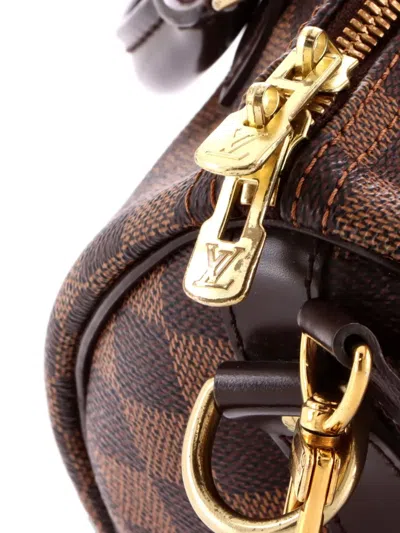 Pre-owned Louis Vuitton Speedy Bandouliere Bag Damier 25 Satchel In Brown