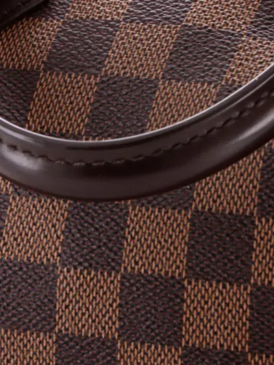 Pre-owned Louis Vuitton Speedy Bandouliere Bag Damier 25 Satchel In Brown