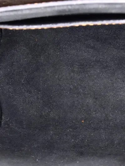 Pre-owned Louis Vuitton Twist Top Handle Bag Limited Edition Crafty Epi Leather Mini Crossbody Bag In Black