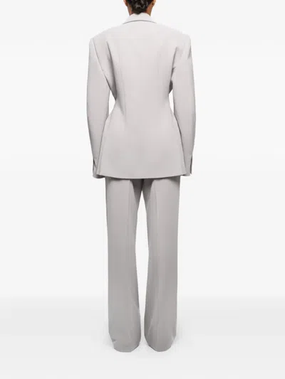 Anouki Notched-lapels Blazer In Neutral