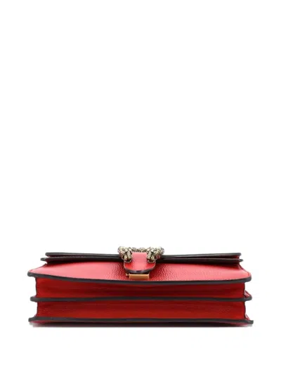 Pre-owned Gucci Dionysus Bag Leather Small Shoulder Bag In Red
