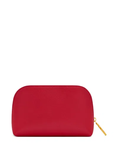 Oscar De La Renta Small Zip-up Makeup Bag In Pattern