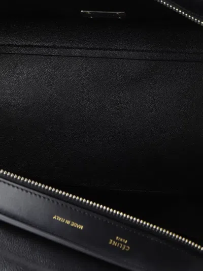 Pre-owned Celine Tricolor Trapeze Bag Leather Small Satchel In Multi