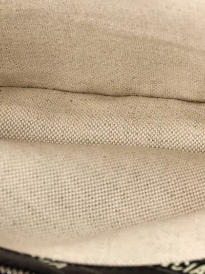 Pre-owned Gucci X Balenciaga The Hacker Project Dionysus Bag Logo Printed Leather Small Crossbody Bag In Black