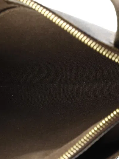 Pre-owned Louis Vuitton Brooklyn Pochette Plate Damier Crossbody Bag In Brown