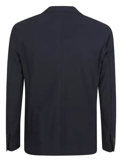 P.m.d.s Tailored Single Button Jacket With Notch Lapel In Multi