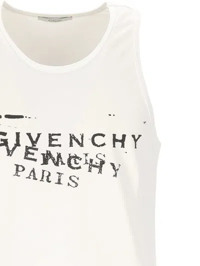Givenchy Logo-print Tank Top In Multi