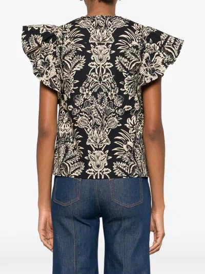 Ulla Johnson Severine Floral-pattern Blouse In Multi