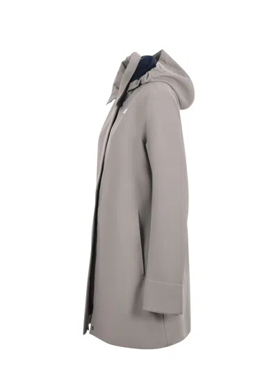 K-way Coats In Gray