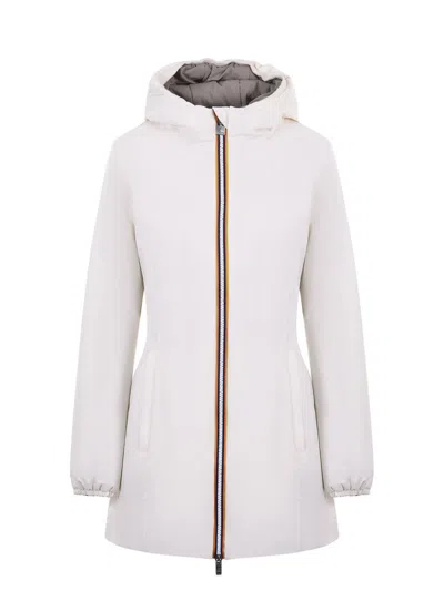 K-way Coats In White