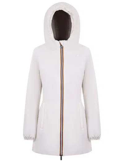 K-way Coats In White