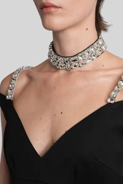 David Koma Long Dress In Black