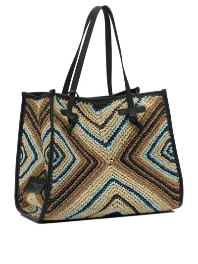 Gianni Chiarini Woven Shoulder Bags Featuring Dual Handles In Pattern