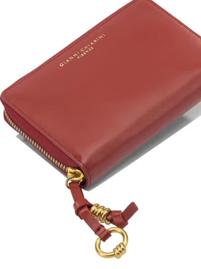 Gianni Chiarini Gold-tone Hardware Wallets And Card Holders In Brown