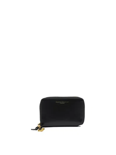Gianni Chiarini Gold-tone Hardware Wallets And Card Holders In Black