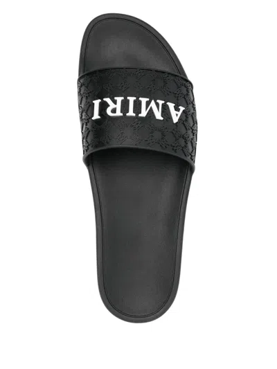 Amiri Ma Quad Pool Slides In Black
