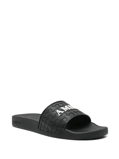Amiri Ma Quad Pool Slides In Black