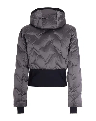 Rh+ Giubbino Calipso Ii Crop W Silver In Gray