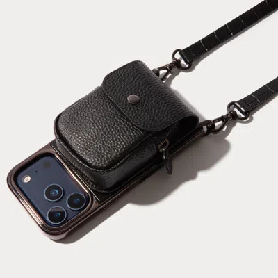 Bandolier Remi Magnetic Zipper Pouch - Black/pewter