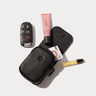 Bandolier Remi Magnetic Zipper Pouch - Black/pewter