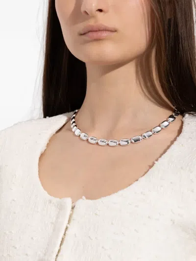 Lie Studio Monica Chain Necklace In Silver