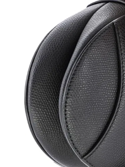 Pre-owned Dior Saddle Handbag Leather Mini Shoulder Bag In Black