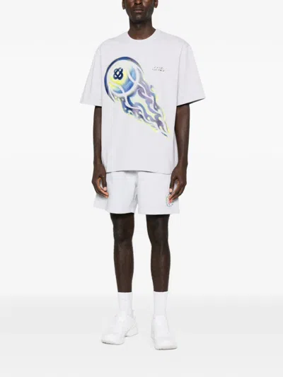 Casablanca Graphic Print Tee T-shirt In White