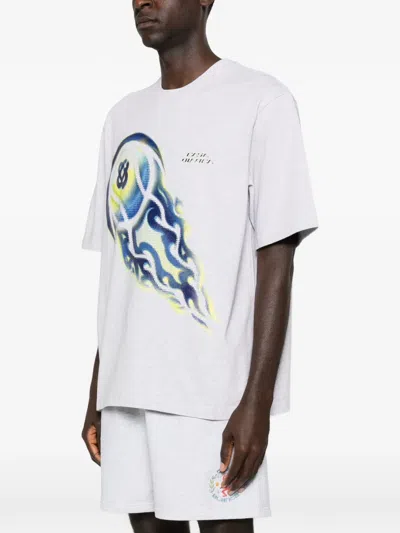 Casablanca Graphic Print Tee T-shirt In White