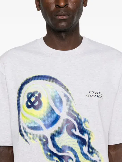 Casablanca Graphic Print Tee T-shirt In White