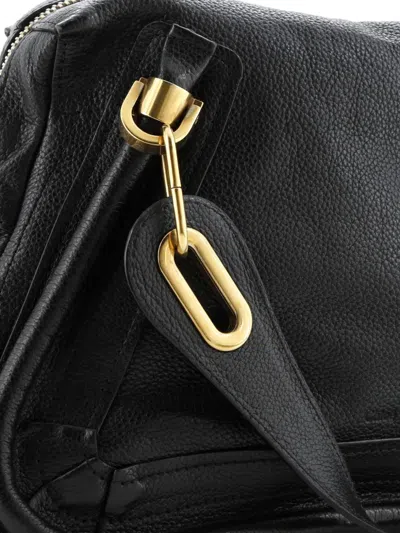 Pre-owned Chloé Paraty Top Handle Bag Leather Medium Satchel In Black