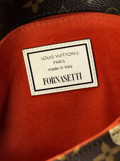 Pre-owned Louis Vuitton Pochette Metis Limited Edition Fornasetti Cameo Monogram Canvas Crossbody Bag In Brown