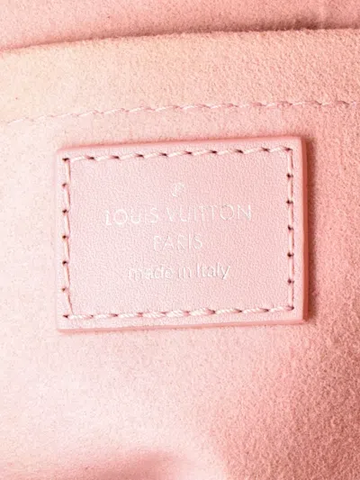 Pre-owned Louis Vuitton New Wave Chain Bag Quilted Leather Mm Crossbody Bag In Pink