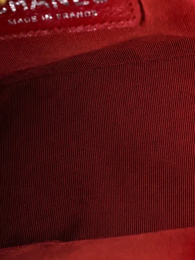 Pre-owned Chanel Gabrielle Quilted Tweed And Calfskin Small Hobo Bag In Black