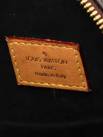 Pre-owned Louis Vuitton Boite Chapeau Souple Bag Reverse Monogram Giant Shoulder Bag In Brown