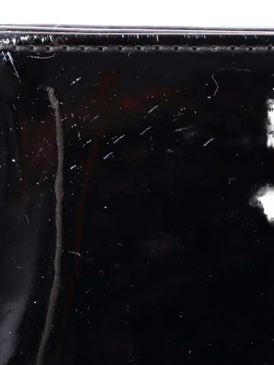 Pre-owned Louis Vuitton Louise Patent East West Clutch Bag In Black