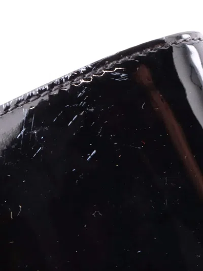 Pre-owned Louis Vuitton Louise Patent East West Clutch Bag In Black