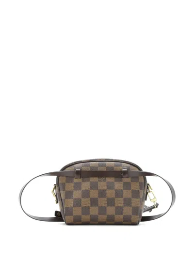 Pre-owned Louis Vuitton Ipanema Pochette Damier Crossbody Bag In Brown