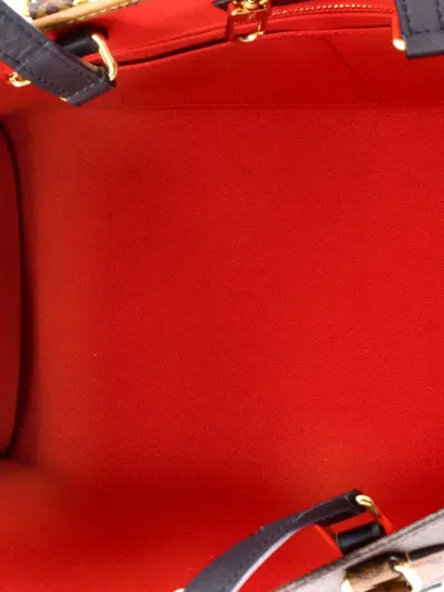 Pre-owned Louis Vuitton Onthego Reverse Monogram Giant Mm Tote Bag In Brown