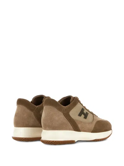 Hogan Interactive Logo-patch Sneakers In Multi