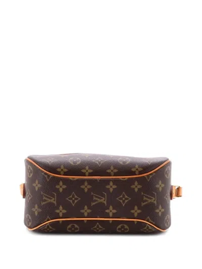 Pre-owned Louis Vuitton Blois Handbag Monogram Canvas Crossbody Bag In Brown