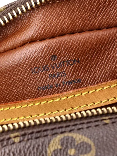 Pre-owned Louis Vuitton Blois Handbag Monogram Canvas Crossbody Bag In Brown