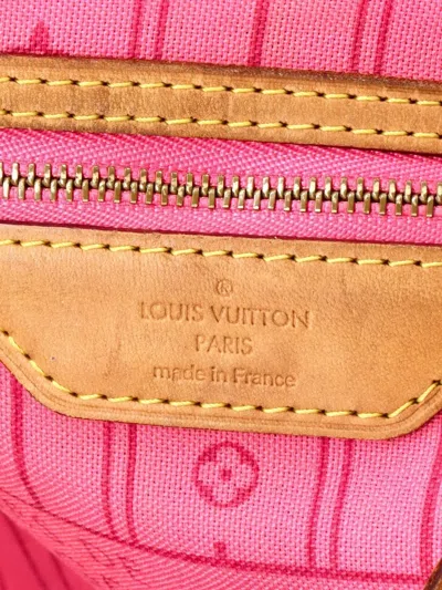 Pre-owned Louis Vuitton Neverfull Limited Edition Monogram Roses Mm Tote Bag In Multi
