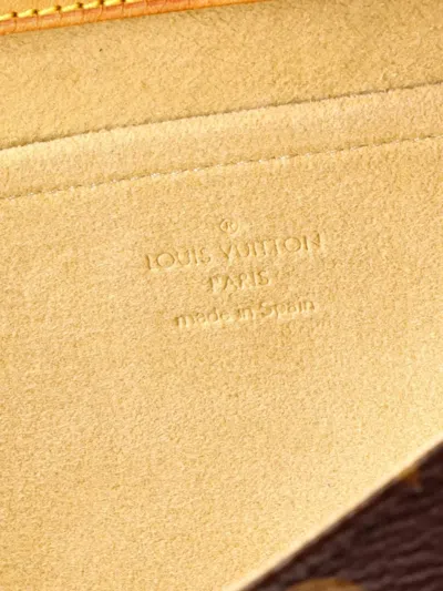 Pre-owned Louis Vuitton Twin Handbag Monogram Canvas Pm Crossbody Bag In Brown