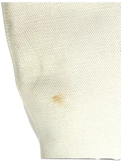 Pre-owned Saint Laurent Rive Gauche Canvas Bucket Bag In Black