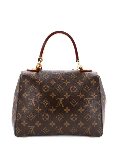 Pre-owned Louis Vuitton Cluny Top Handle Bag Monogram Canvas Bb Satchel In Brown
