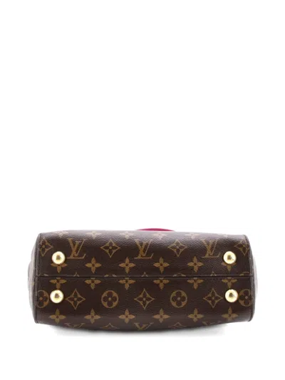 Pre-owned Louis Vuitton Cluny Top Handle Bag Monogram Canvas Bb Satchel In Brown