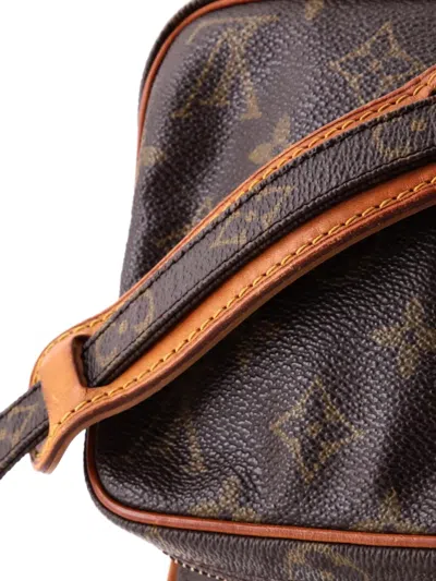 Pre-owned Louis Vuitton Amazone Bag Monogram Canvas Mini Crossbody Bag In Brown