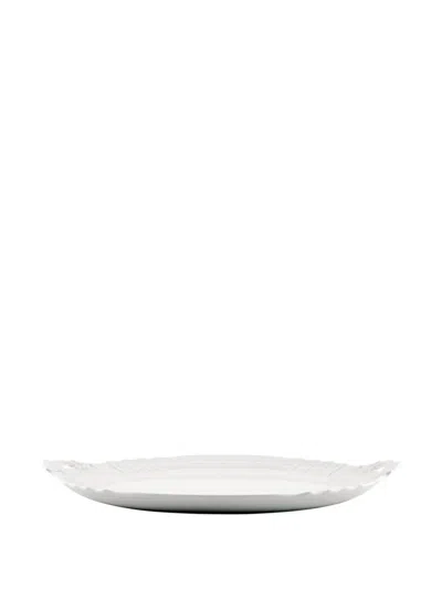Ginori 1735 Porcelain Cake Plate In White