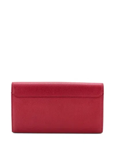 Pre-owned Louis Vuitton Mylockme Wallet Leather Small Wallets In Red